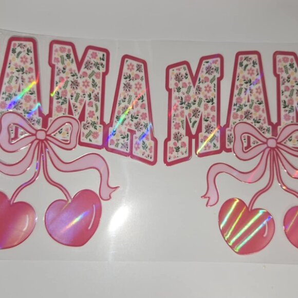 Jelly Glass Mug 17oz Beautiful Mama Butterflies with plastic straw NIB - Picture 6 of 9